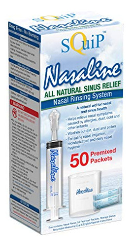 Suero Fisiologico  Kit De Enjuague Nasal Squip Nasaline Con