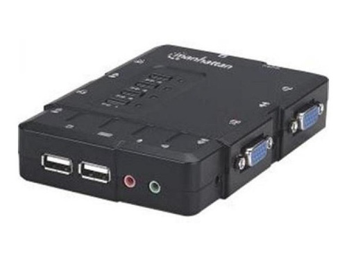 Switch Kvm Intellinet 151269 4 Puertos Con Cables Compacto