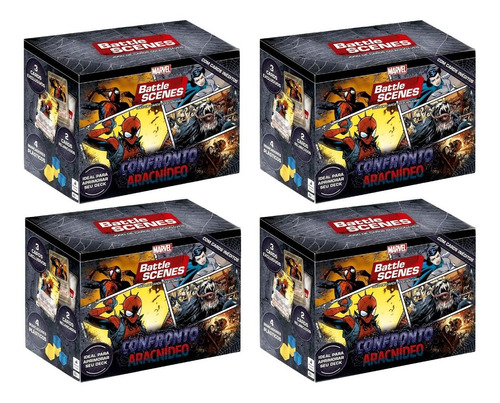 Kit 4 Master Box Battle Scenes Marvel Confronto Aracnideo