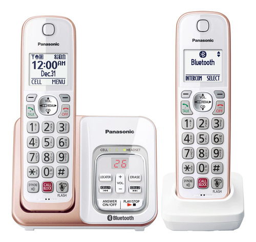 Teléfono Inalámbrico Panasonic Kx-tgd862g Con Bluetooth Rose