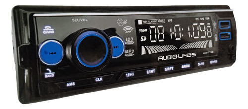 Estereo Un Din  Audio Labs Adl-725d  Quita Cara. 