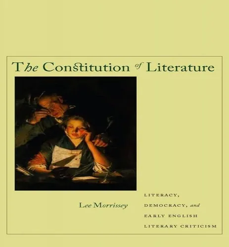 comprar Libro The Constitution Of Literature - Lee Morrissey