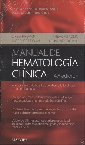 Libro Manual De Hematología Clínica - Vv.aa.