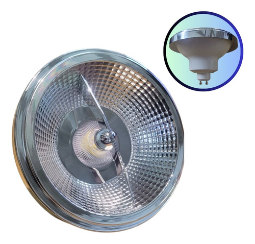 200 Lâmpada Luminária Led Cob Ar111 Classe A 11w Branco Frio