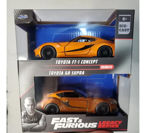 Jada Toyota Supra 1955 Fast & Furious – Scala 1:24, Die-Cast Con Personaggio Brian O'Conner