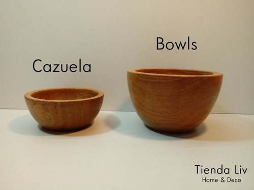 Imagen 8 de 9 de Bowls Cuenco De 10 Cm Algarrobo Calden Tienda Liv