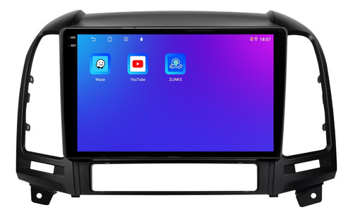 Multimidia Santa Fé 05/13 9p Android Carplay 4/64gb + Ré