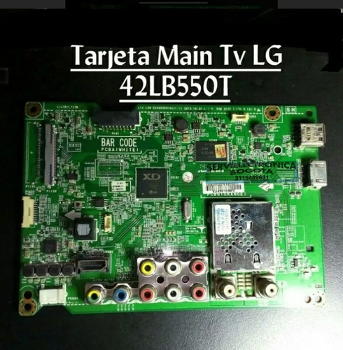 تؤكد رسم بياني ضرر  Tarjeta Main Tv LG 42lb550 | Envío gratis