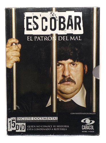 Dvd Escobar El Patrón Del Mal / Serie Completa 15 Discos