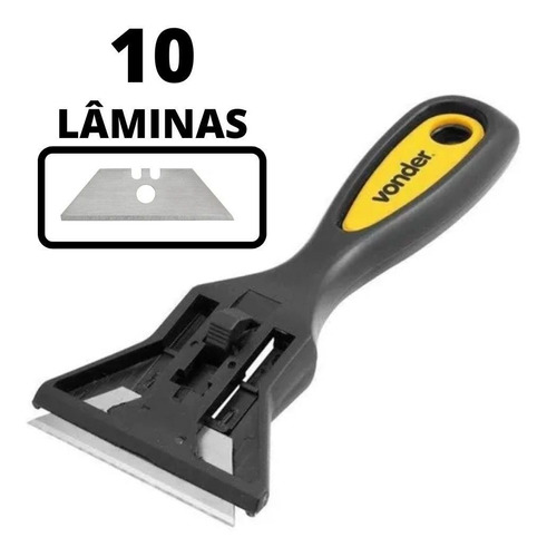 Raspador Plano 11 Laminas Rp011 Vonder Pintura Rejunte Limpa