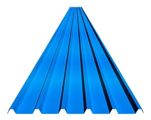Techo Termoacustico Upvc Azul Tk5 2.5mm 1.07x11.8mt Klar
