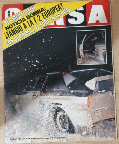 Revista Corsa Parabrisas N896 Agosto 1983 Para Colección