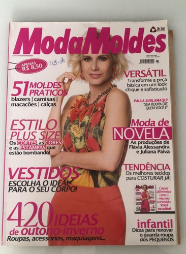 Revista Moda Moldes 60 Moda Feminina Tendência Moldes 688o 