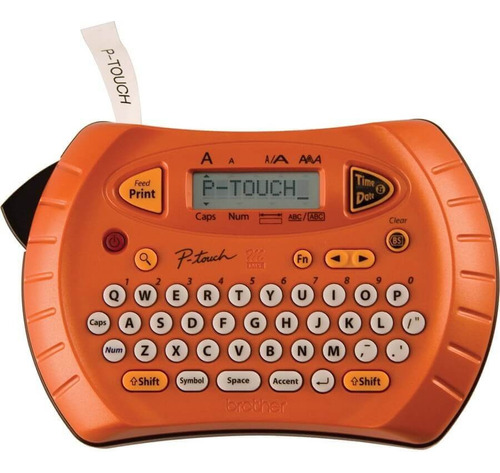 Brother P-touch Personal Handheld Labeler Color Naranja