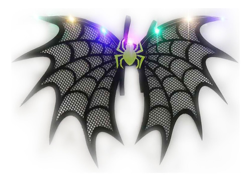 Halloween Araña Cosplay Escenario Disfraz Alas Con Led Luz