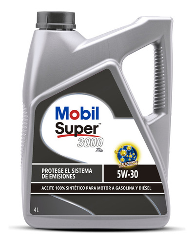 Aceite Super 3000 Xe 5w 30 4lt Sintetico Mobil