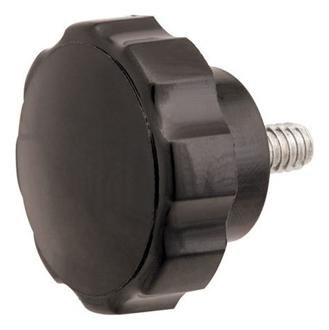 2 3 8 Diametro 8-16 Thds Stud LG Pomo Plastico Negro Tuerca