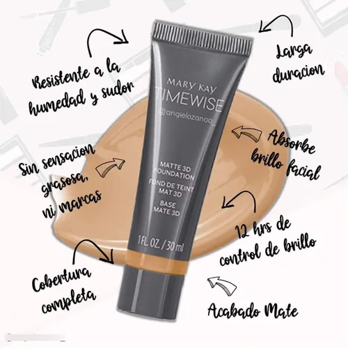Base De Maquillaje Mate 3d De Mary Kay Tono Ivory 130 en venta en Reynosa Tamaulipas por sólo $ Mexico Base De Maquillaje Mate 3d De Mary Kay Tono Ivory 130 en venta en Reynosa Tamaulipas por sólo $ Mexico