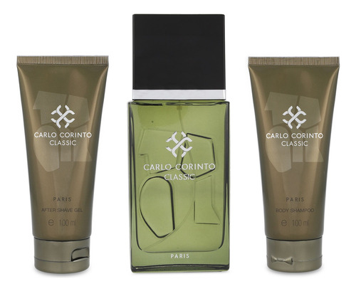 Set Carlo Corinto Classic 3pzs - Caballero
