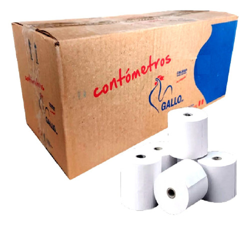 Contometros - Papel Termico Gallo 80x80 Caja 20 Unid.
