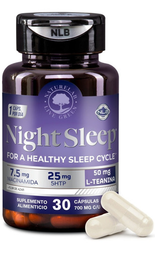 Naturelab Sueño Profundo Night Sleep 100% Natural No Crea Adicción Sin sabor
