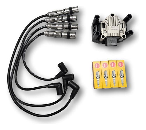 Kit De Cables, Bujias Y Bobina Vw Gol Trend Fox Suran Voyage