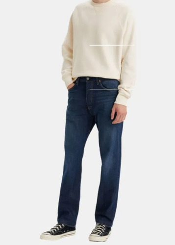 Pantalón Jeans Levi's® 501® Taper Stretch Hombre