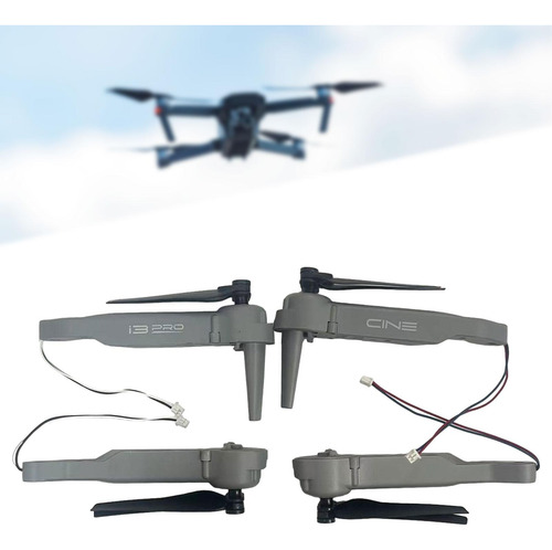 Conjunto De Brazo De Motor Compatible Con Dron Rc, Gris