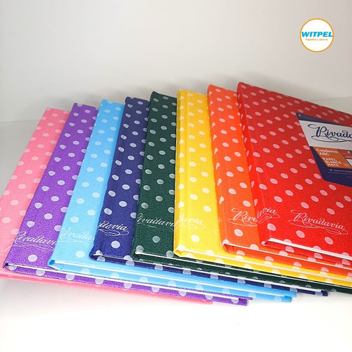 Cuaderno Rivadavia Abc Tapa Dura X 50 Hjs Rayado Y Cuadricul Negro