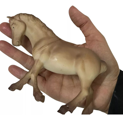 Brinquedo Cavalos 06pçs Animais Da Fazenda Tamanho 14cm Cada
