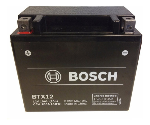 Bateria Moto Bosch Ytx12-bs Suzuki Dl650 V-strom Abs, 04/17