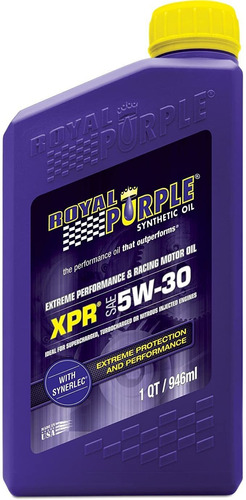 Royal Purple 1021 Xpr 5w30 Racing Oil, 1 Quart