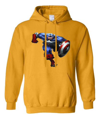 Buzo Hoodie Superheroes C A P I T A N    R15