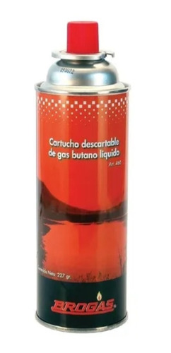 Cartucho Gas Butano Brogas 227gr