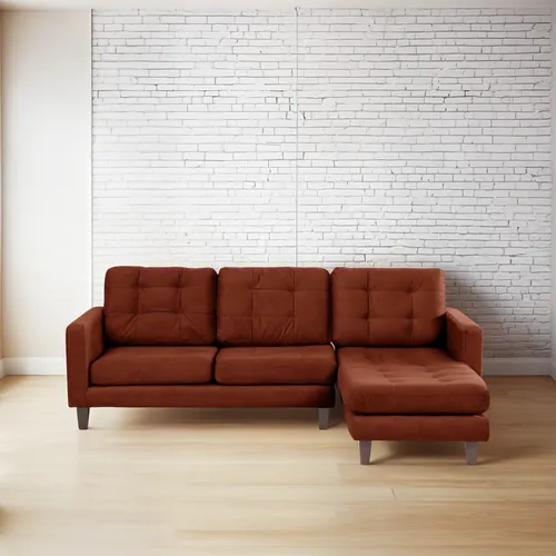 Sofa Chaiselong Derecho Napoles Tela Velvet - Latam Home