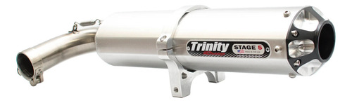 Trinity Racing Brushed Slip-on Exhaust System For 2016-2 Ddc