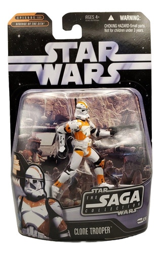  Figura Clon Trooper Colección Star Wars Saga Hasbro 2006 