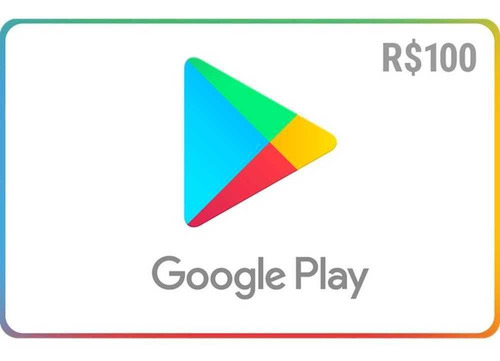 Gift Card Digital Google Play R$ 100 Recarga