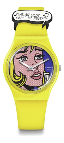 Swatch Gent Biosource Reverie De Roy Lichtenstein, El Reloj