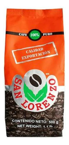 Café San Lorenzo Molido Puro De Exportación 500 G