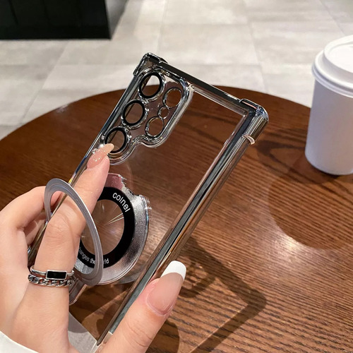 Funda Para Samsung Galaxy Case De Transparente Con Magsafe