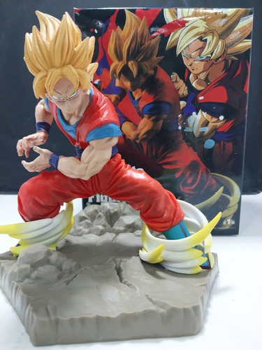 Figura De Dragon Ball Goku Kame Hame Ha Bandai Anime