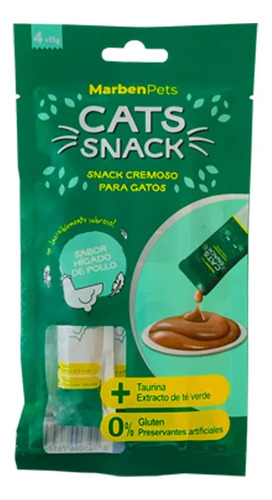 Cats Snack Tubito Cremoso Sabores Surtidos 