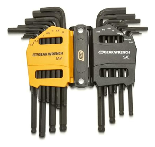 Gearwrench Juego De Llaves Hexagonales Sae/métricas Con