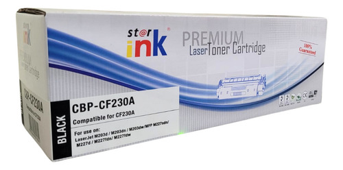 Toner Alternativo Para Cf230a 230a 30a M203 M227 Tinta Negro Tinta Black