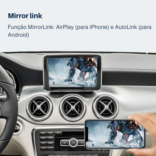 Módulo Carplay Interface Android Auto Apple Mercedes Ntg4.5