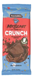 Mr Beast Feastables Barra De Chocolate Crunch Sabor60g