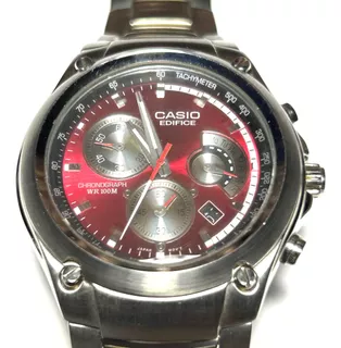 Reloj Casio Edifice Cronógrafo Todo Acero Inoxidable Ef 507d