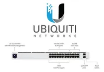 Comprar Ubiquiti Switch Unifi 24 Ports 16 Poe Gb - Sku: Usw-24-poe
