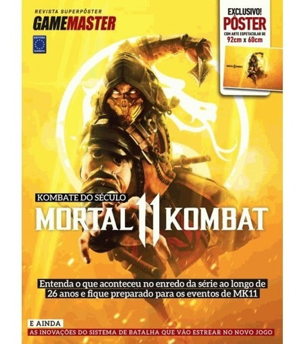 Revista Superpôster - Kombat Do Século: Mortal Kombat 11